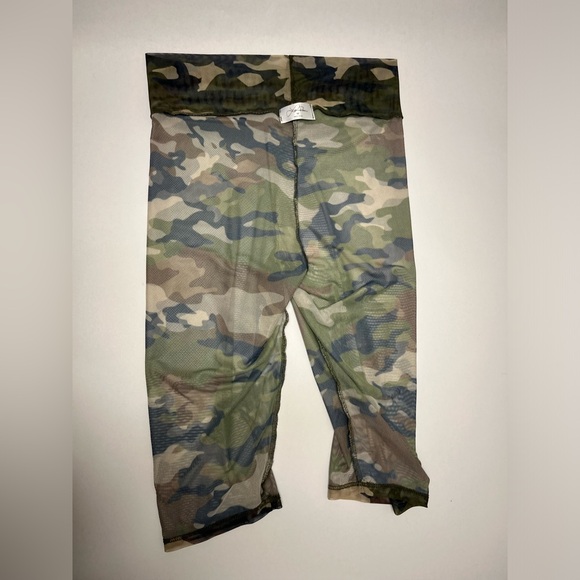 NWOT ⚜️🪖⚜️ Laina Rauma camo mesh see through biker shorts - Picture 4 of 12